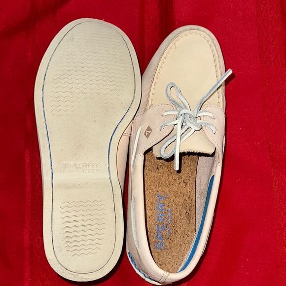 Sperry Pale Pink Topsider Boat Shoes. Size 9 - Picture 7 of 11